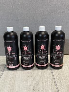 SEALED Lot of 4 Tweak'd By Nature N°22 Tulipia Pink Vanilla Cream 16 oz New